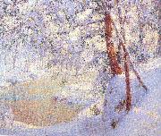 Palmer, Walter Launt Winter Light and Shadows France oil painting artist